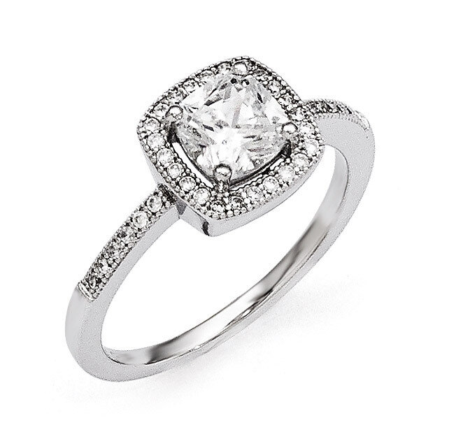 Ring Sterling Silver &amp; Cubic Zirconia QMP395, MPN: QMP395, 883957543215