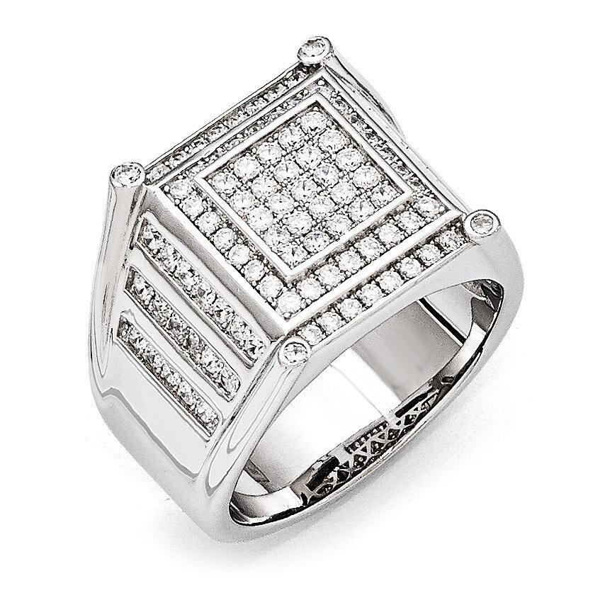 Men&#39;s Ring Sterling Silver &amp; Cubic Zirconia QMP429, MPN: QMP429, 886774577654