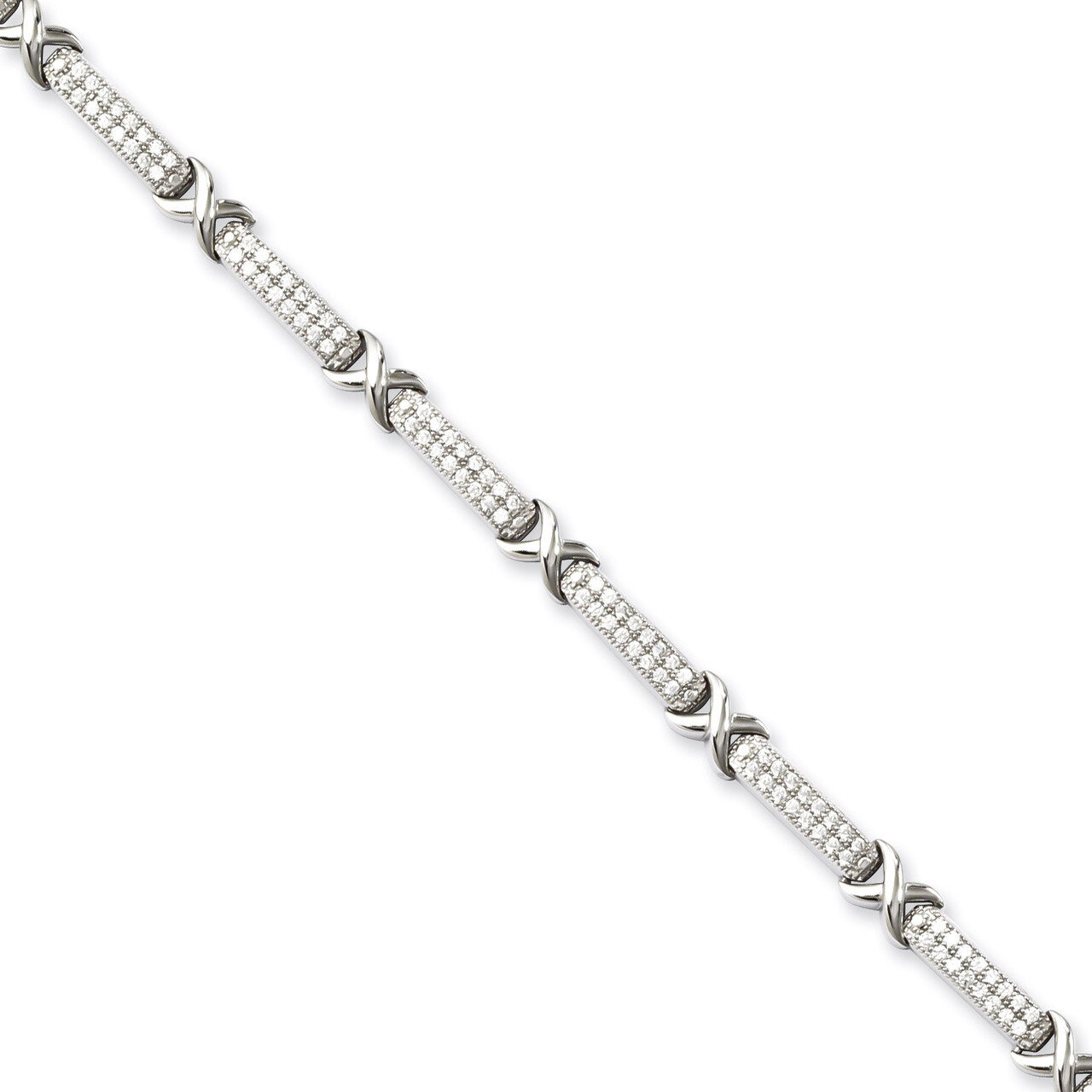 Bracelet Sterling Silver & Cubic Zirconia QMP671