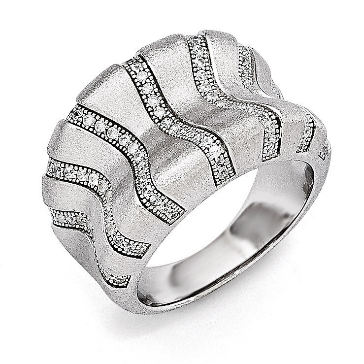 Ring Sterling Silver &amp; Cubic Zirconia QMP924, MPN: QMP924, 883957558127