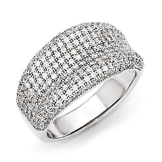 Ring Sterling Silver &amp; Cubic Zirconia QMP925, MPN: QMP925, 883957461403