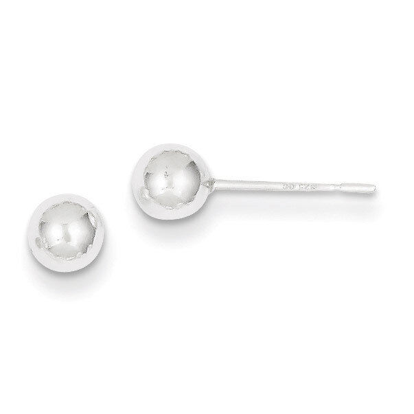 5mm Ball Earrings Sterling Silver QE182, MPN: QE182, 883957922904