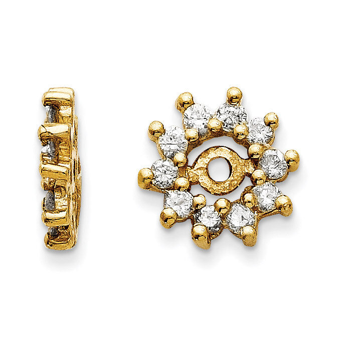 Earring Jacket 14k Gold A Quality Diamond XJ3A, MPN: XJ3A, 883957993898