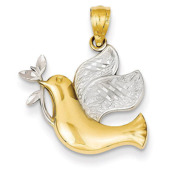 Peace Dove Pendant 14k Gold C3970, MPN: C3970, 886774617800