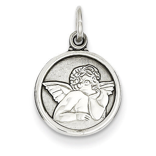 Polished Angel Charm 14k White Gold D1508, MPN: D1508, 883957246673