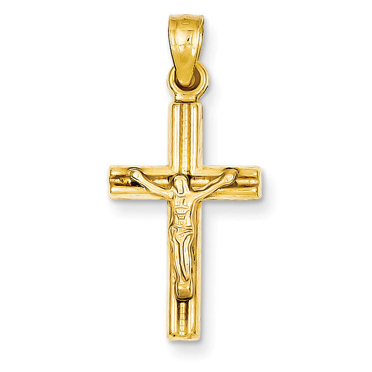Hollow Crucifix Pendant 14k Gold D3228, MPN: D3228, 883957899480