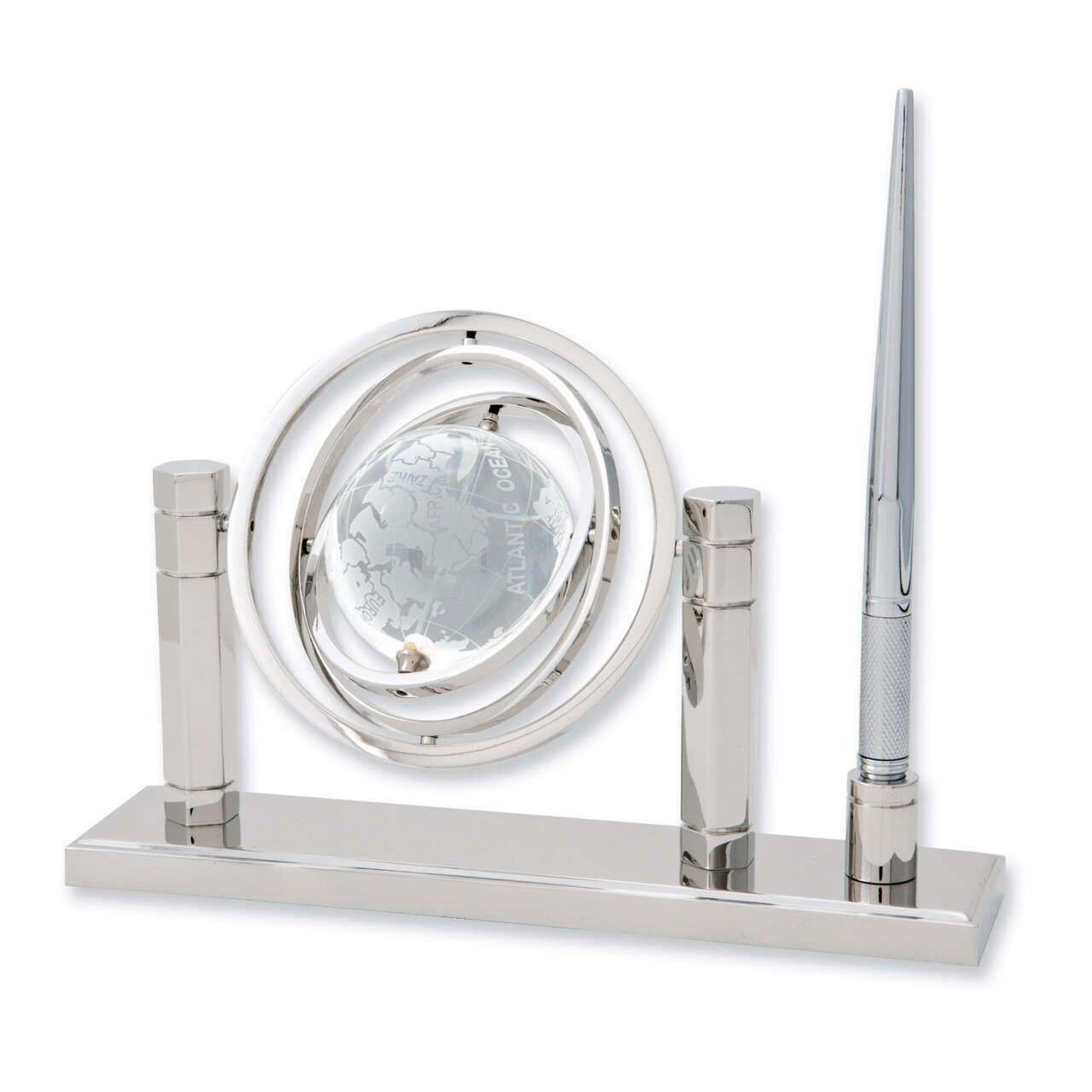 Crystal Globe Pen and Stand GL2986, MPN: GL2986, 886774194721