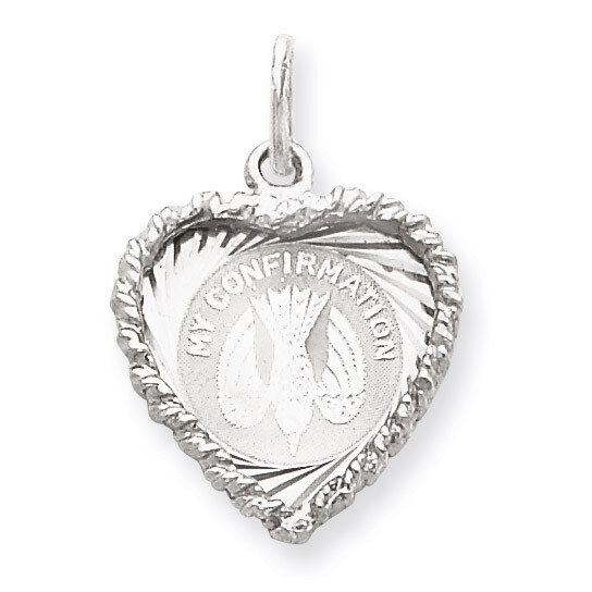My Confirmation Disc Charm Sterling Silver QC2391