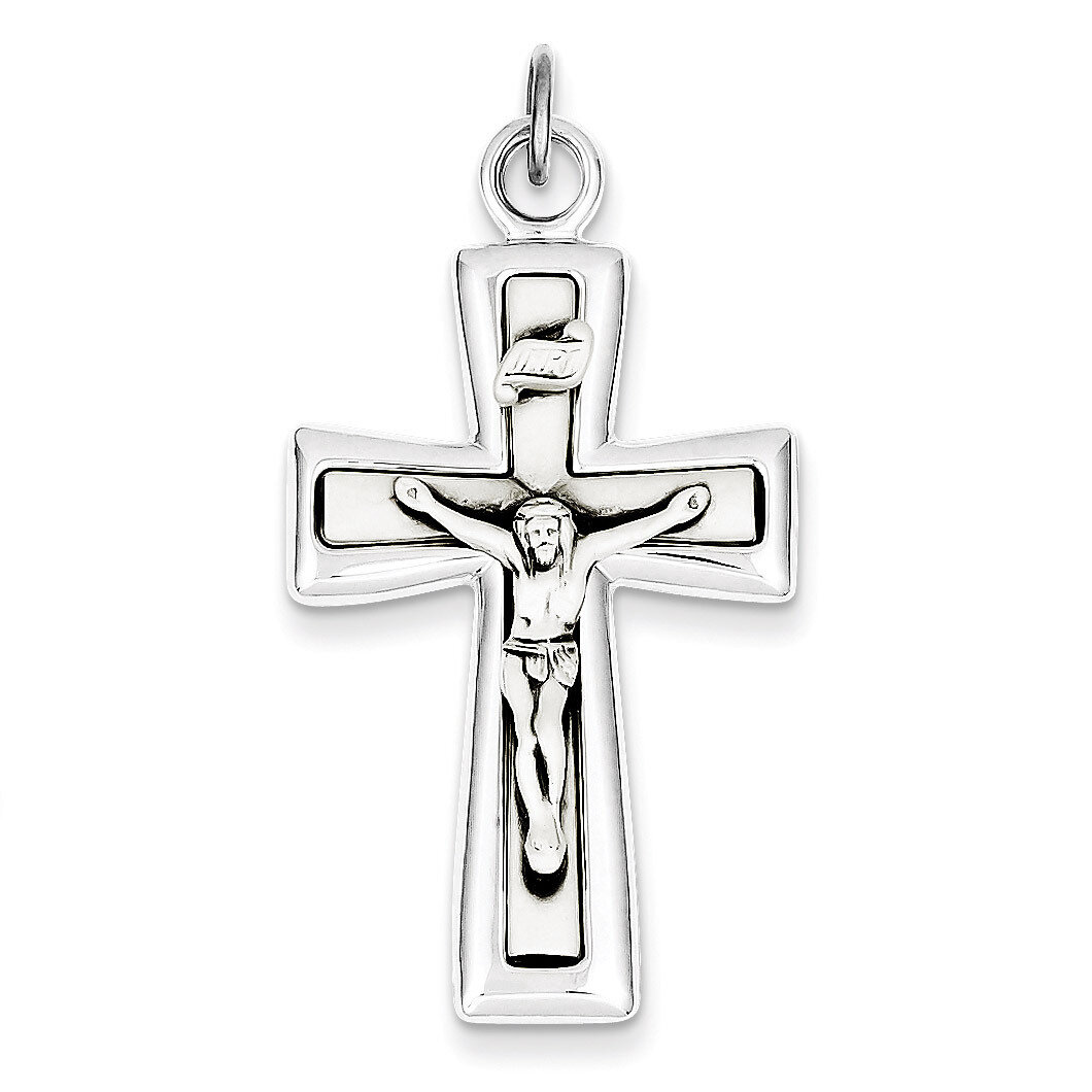 INRI Crucifix Pendant Sterling Silver QC3383, MPN: QC3383, 883957283876