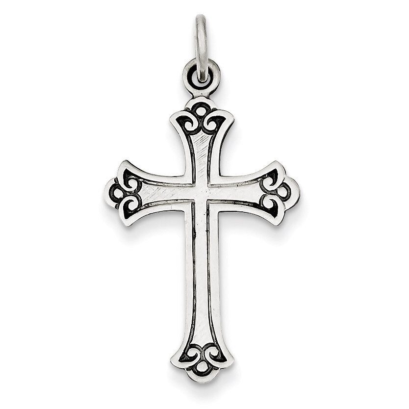 Cross Pendant Sterling Silver Antiqued QC452, MPN: QC452, 191101182174