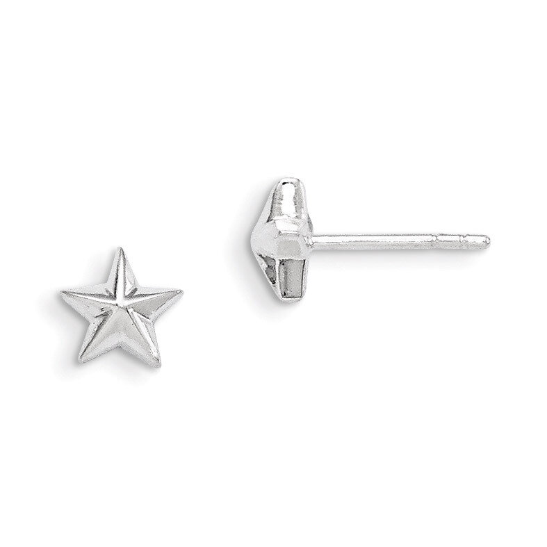Star Earrings Sterling Silver QE3347, MPN: QE3347, 883957926445