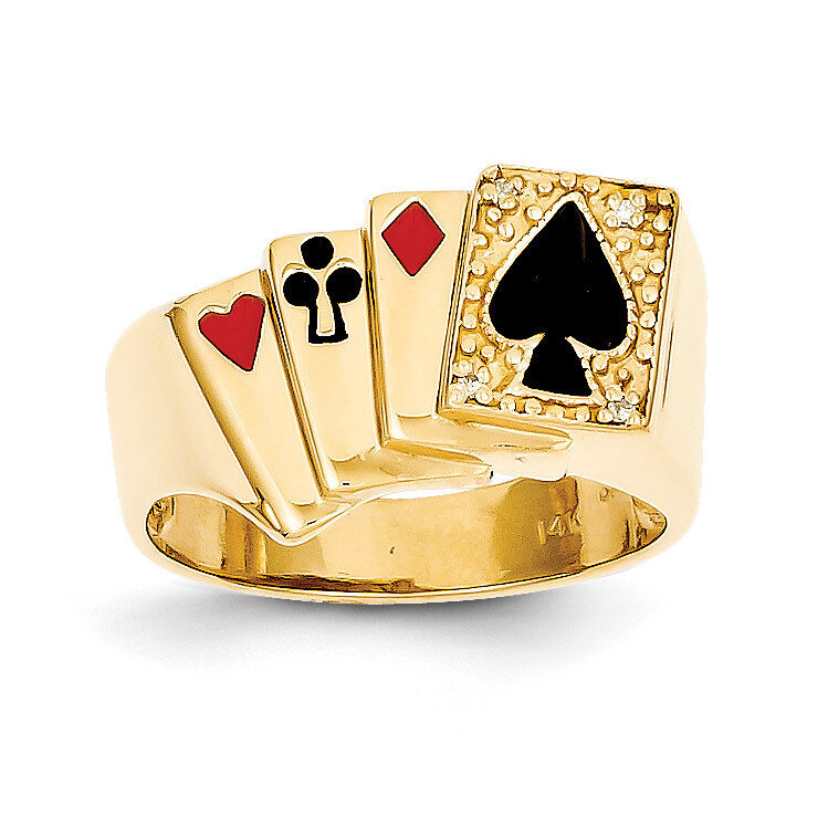 AA Diamond men&#39;s ring 14k Gold Y2717AA, MPN: Y2717AA, 886774135106