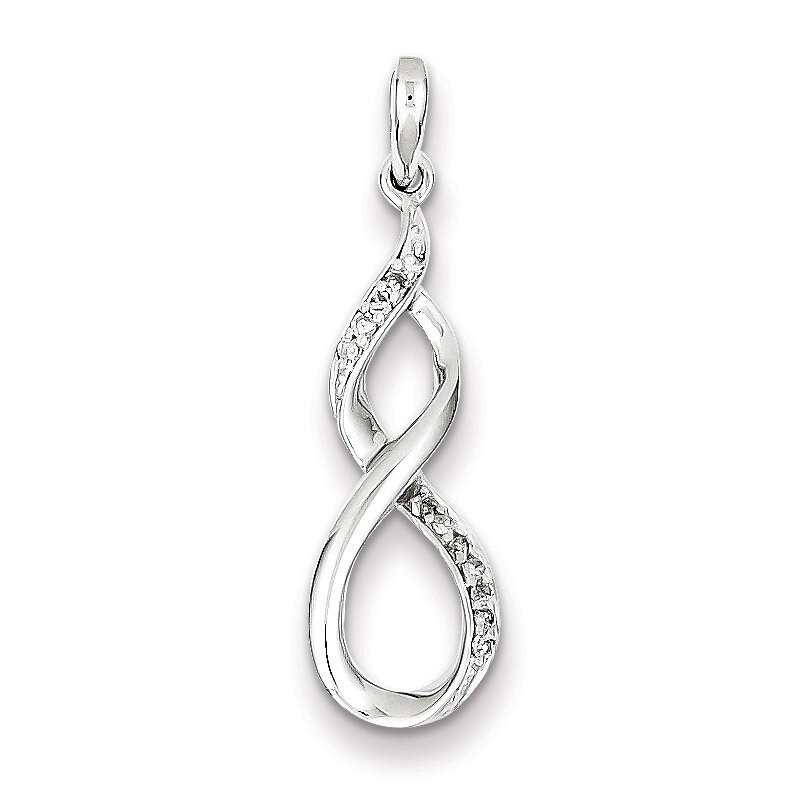 Figure 8 Pendant Sterling Silver with Diamonds QP3487