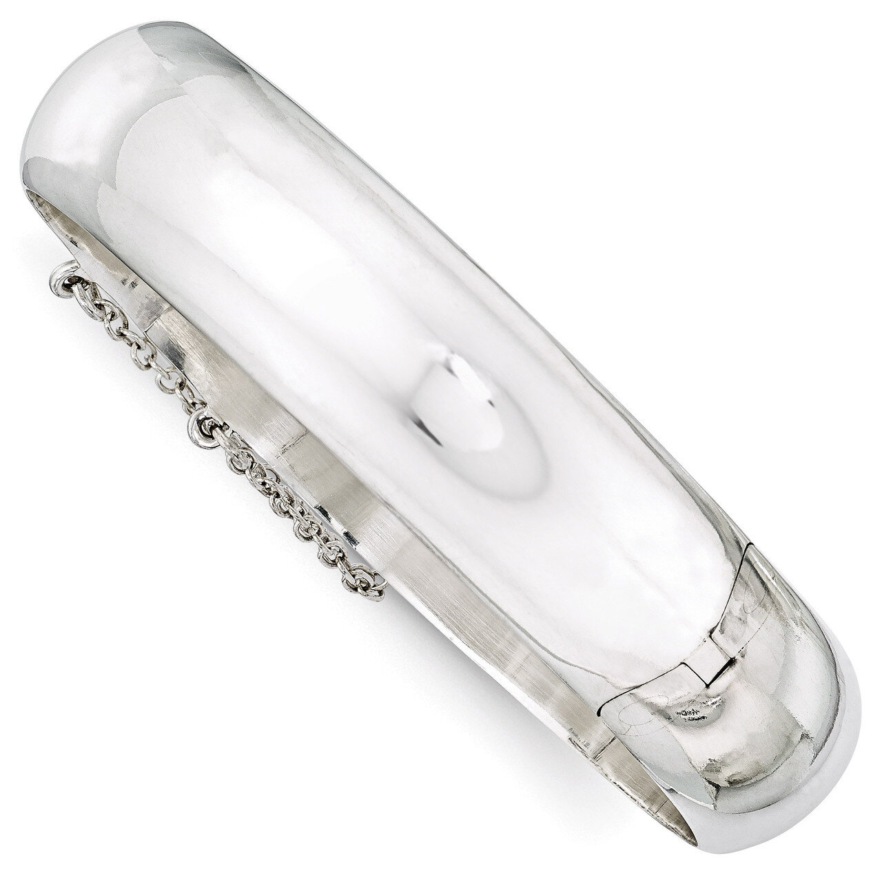 15mm Fancy Hinged Bangle Bracelet Sterling Silver QB30, MPN: QB30, 883957521787