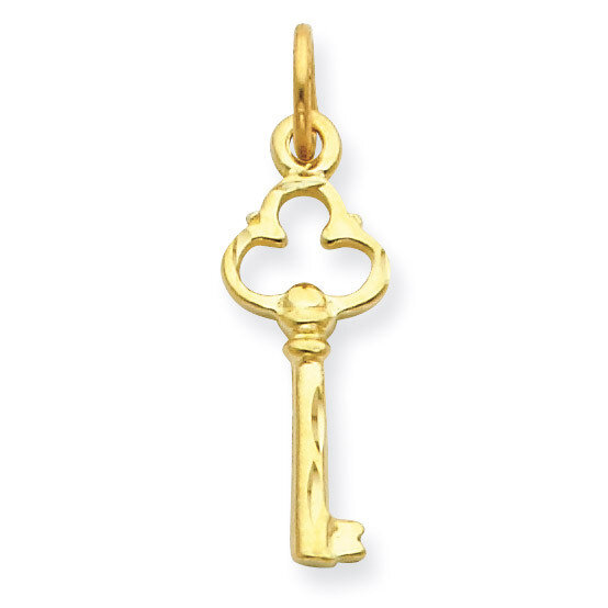 Key Charm 14k Gold C1027