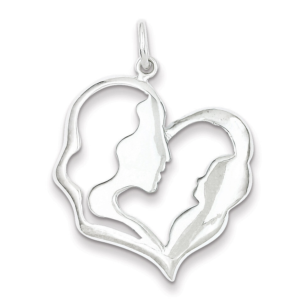 Mother & Baby Pendant Sterling Silver QC1609