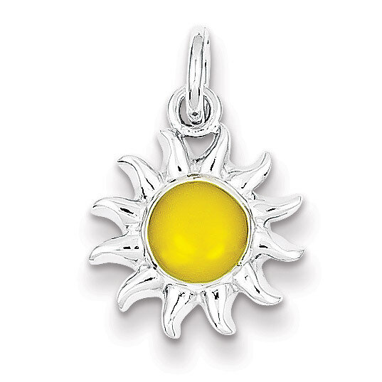 Yellow Sun Charm Sterling Silver QC4001, MPN: QC4001, 883957138701