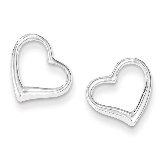 Heart Earrings Sterling Silver QE4180