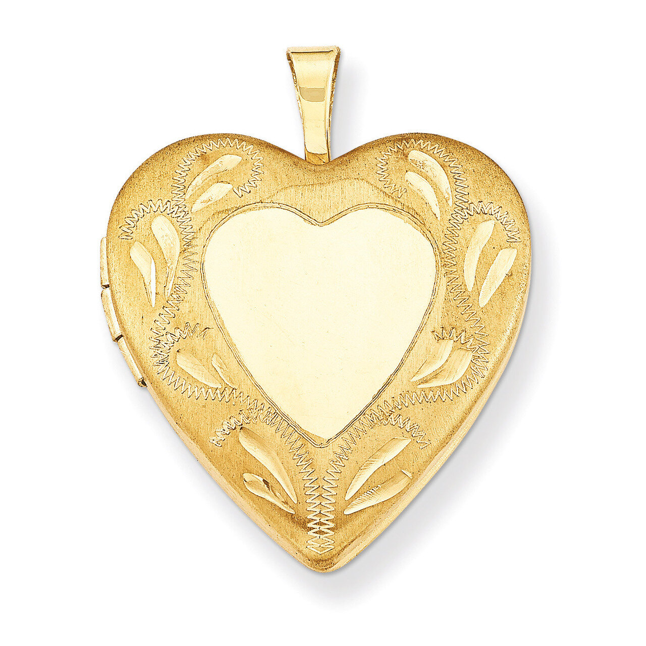 Filled 2-Frame 19mm Heart Locket 14k Gold QLS109, MPN: QLS109, 883957568720