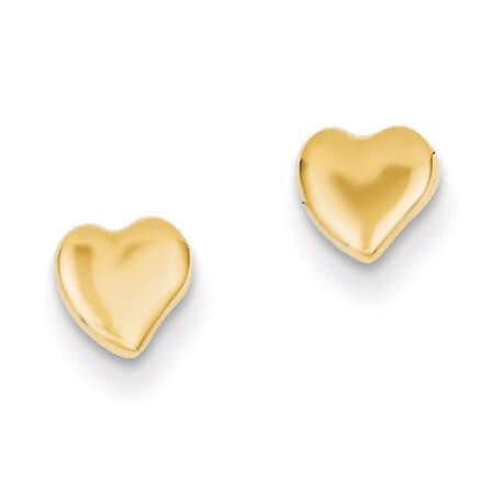 Heart Earrings 14k Gold YE301
