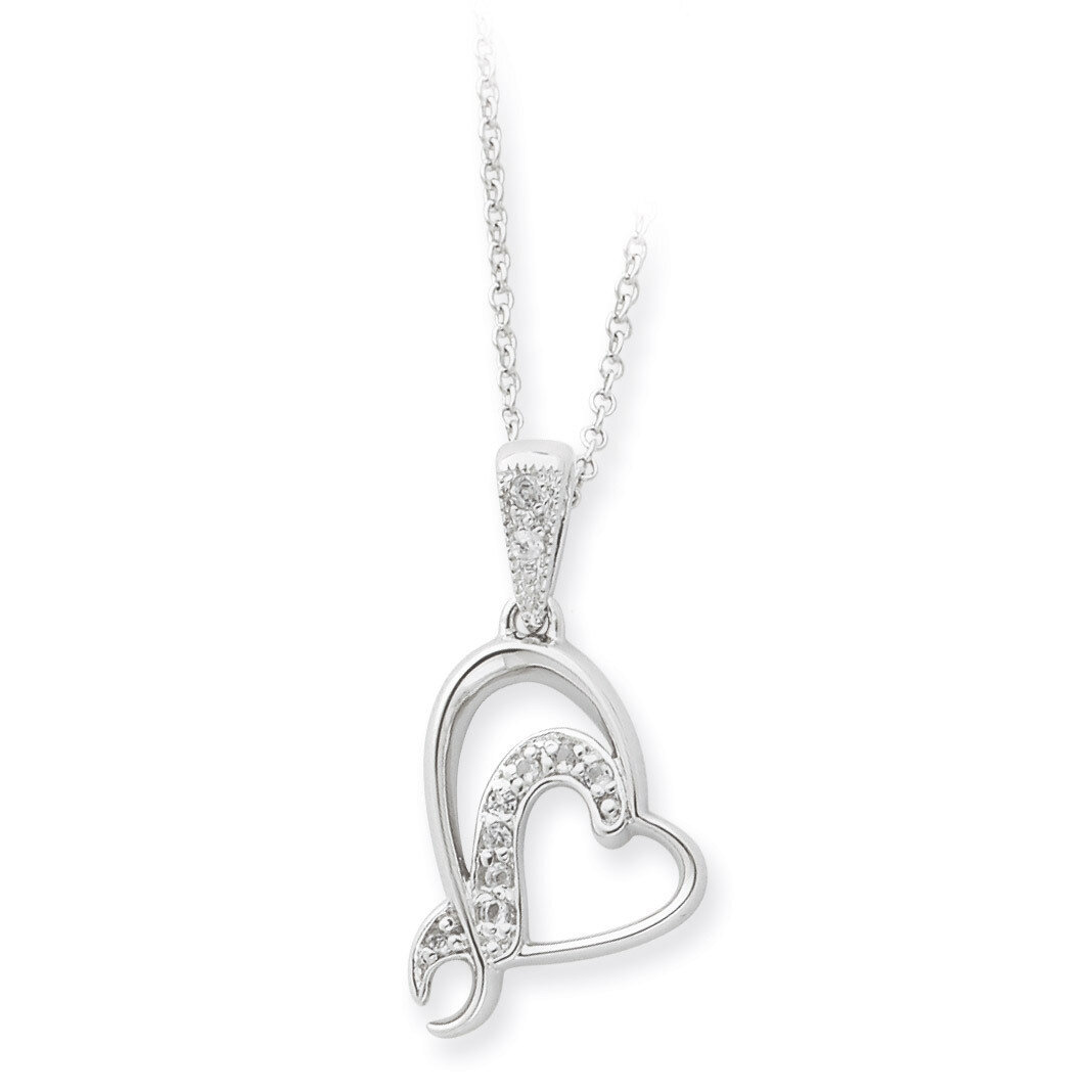 A Gift For My Sister/ For My Bridesmaid 18 Inch Necklace Sterling Silver QSX227, MPN: QSX227, 88395…