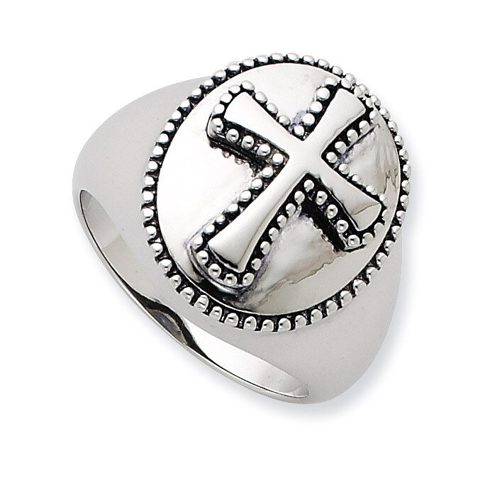 Boldness Ring Sterling Silver Antiqued QSX357-9, MPN: QSX357-9, 883957322629