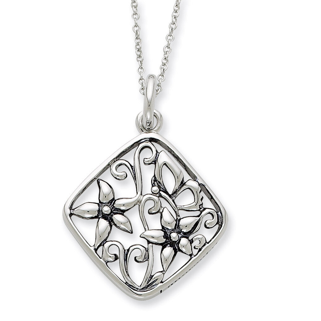 I Appreciate You Mom 18 Inch Necklace Sterling Silver Antiqued QSX400, MPN: QSX400, 883957322711