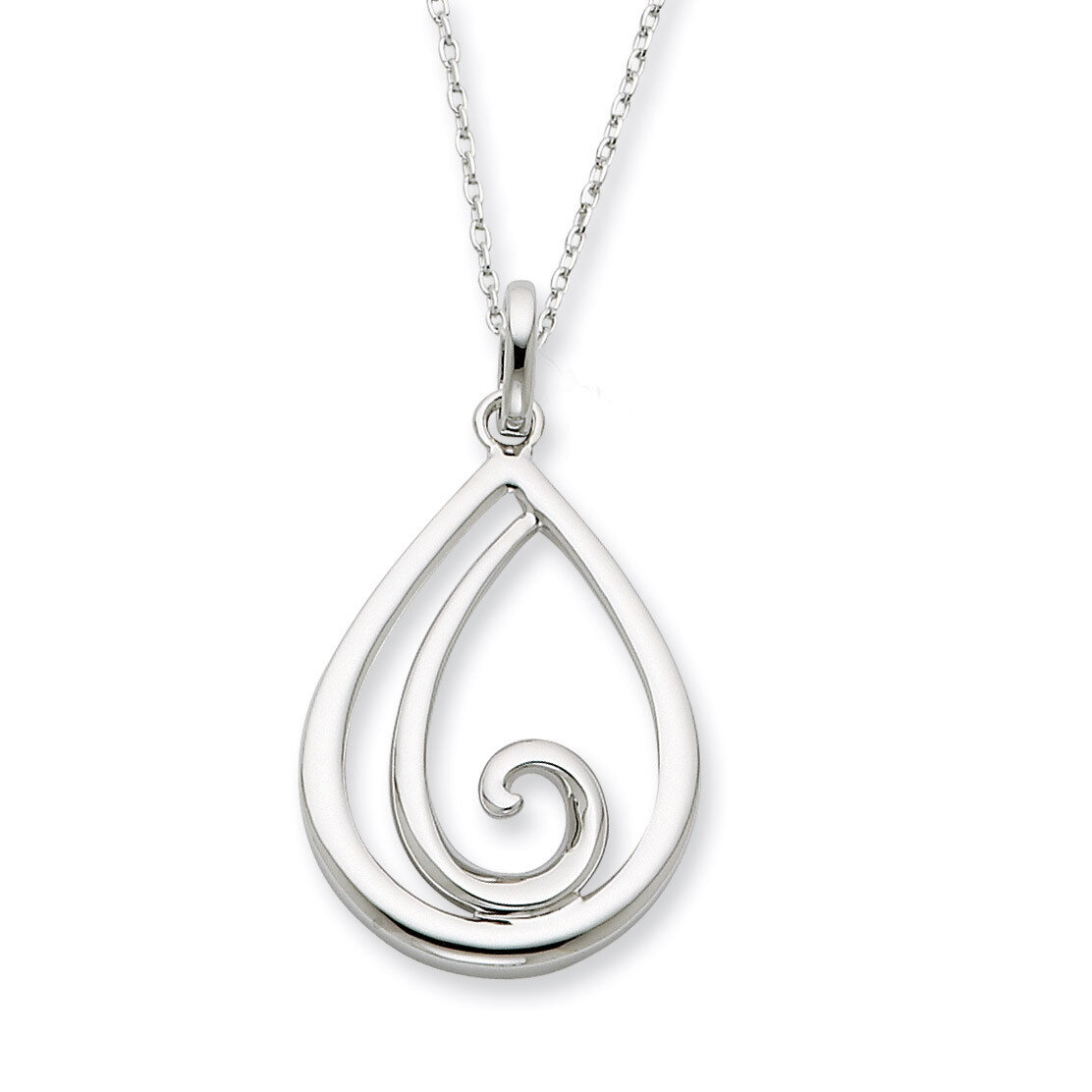 Remember Me Always 18 Inch Necklace Sterling Silver QSX406, MPN: QSX406, 883957321998