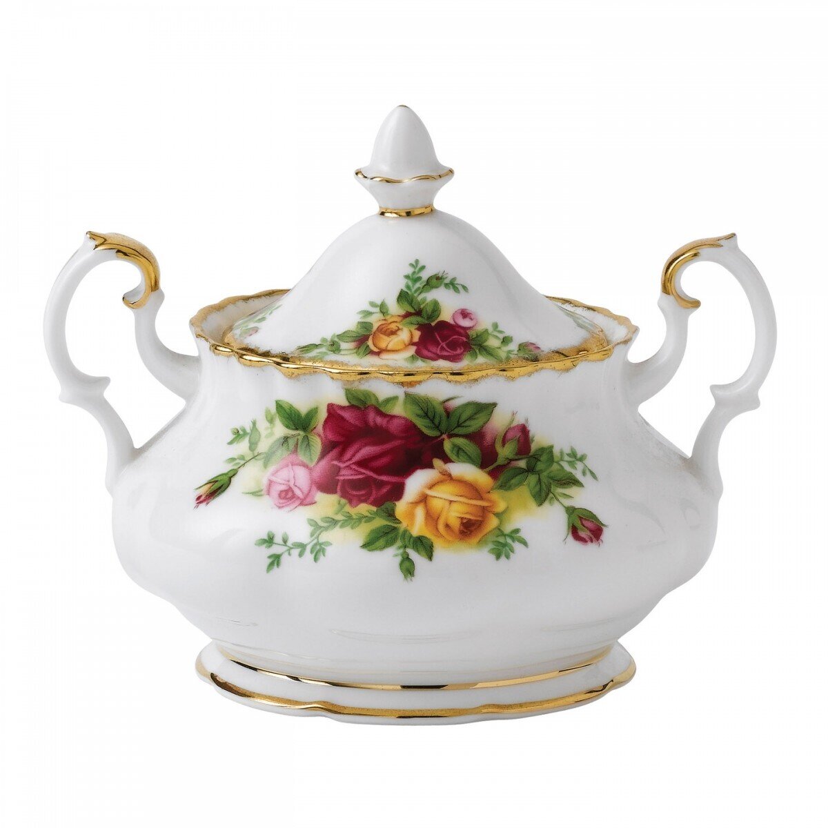 Royal Albert Old Country Roses Covered Sugar Bowl 11 Oz, MPN: IOLCOR00161, 798901568407