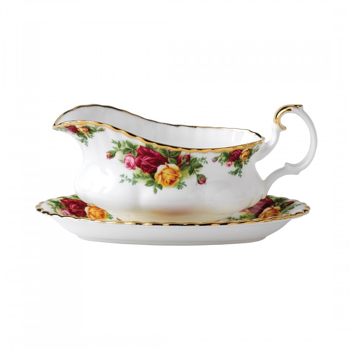 Royal Albert Old Country Roses Gravy Boat 19 Oz, MPN: IOLCOR00110, 798901568087