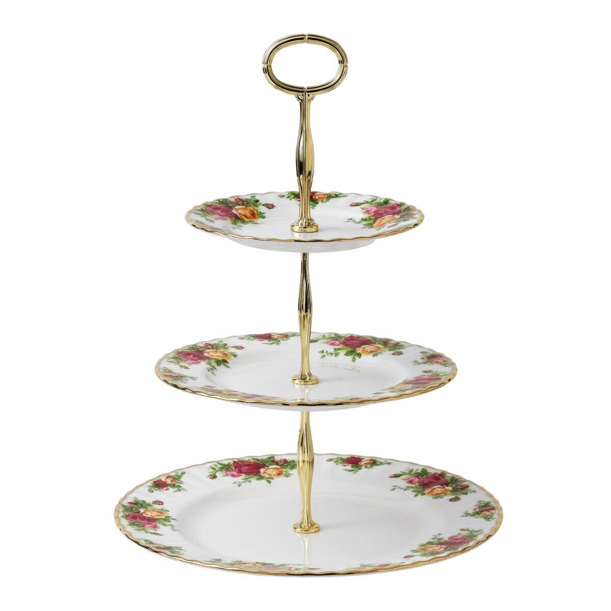 Royal Albert Old Country Roses Cake Stand Three-Tier, MPN: IOLCOR00926, 798901569039
