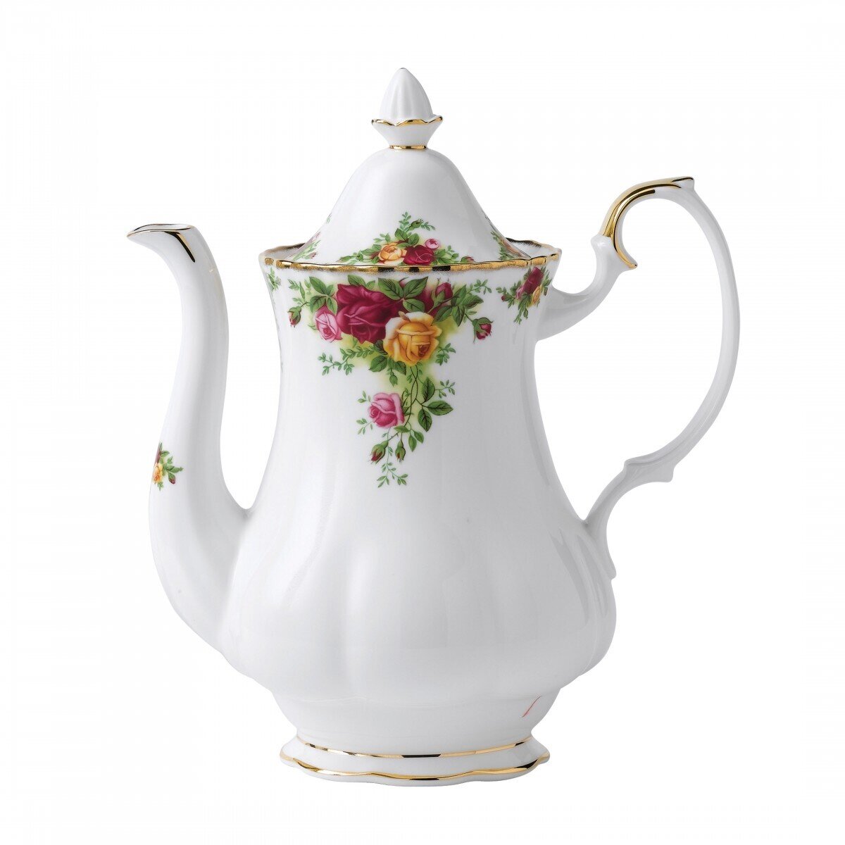 Royal Albert Old Country Roses Coffee Pot Large 42 Oz, MPN: IOLCOR00141, 798901568247