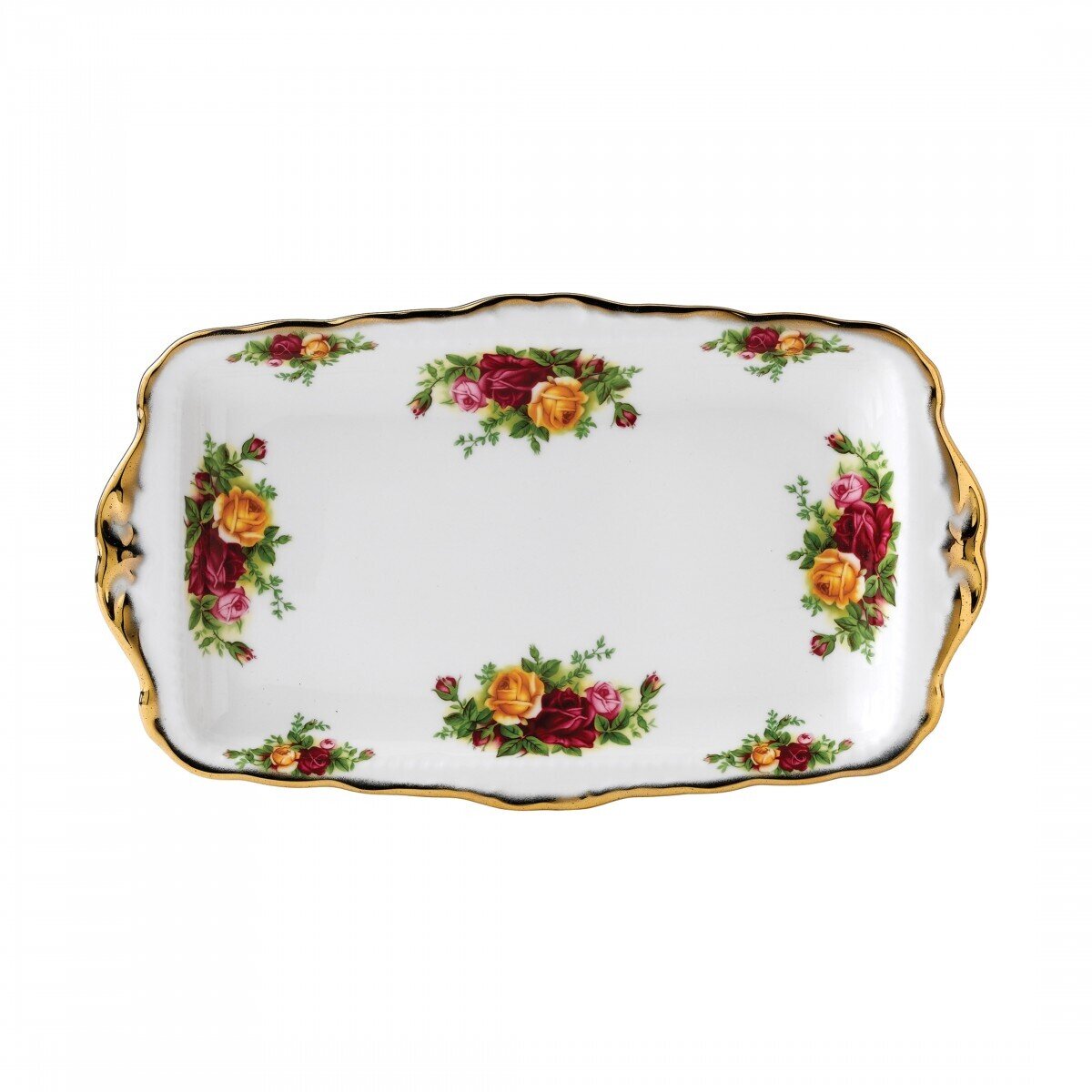 Royal Albert Old Country Roses Sandwich Tray 11.75 Inch