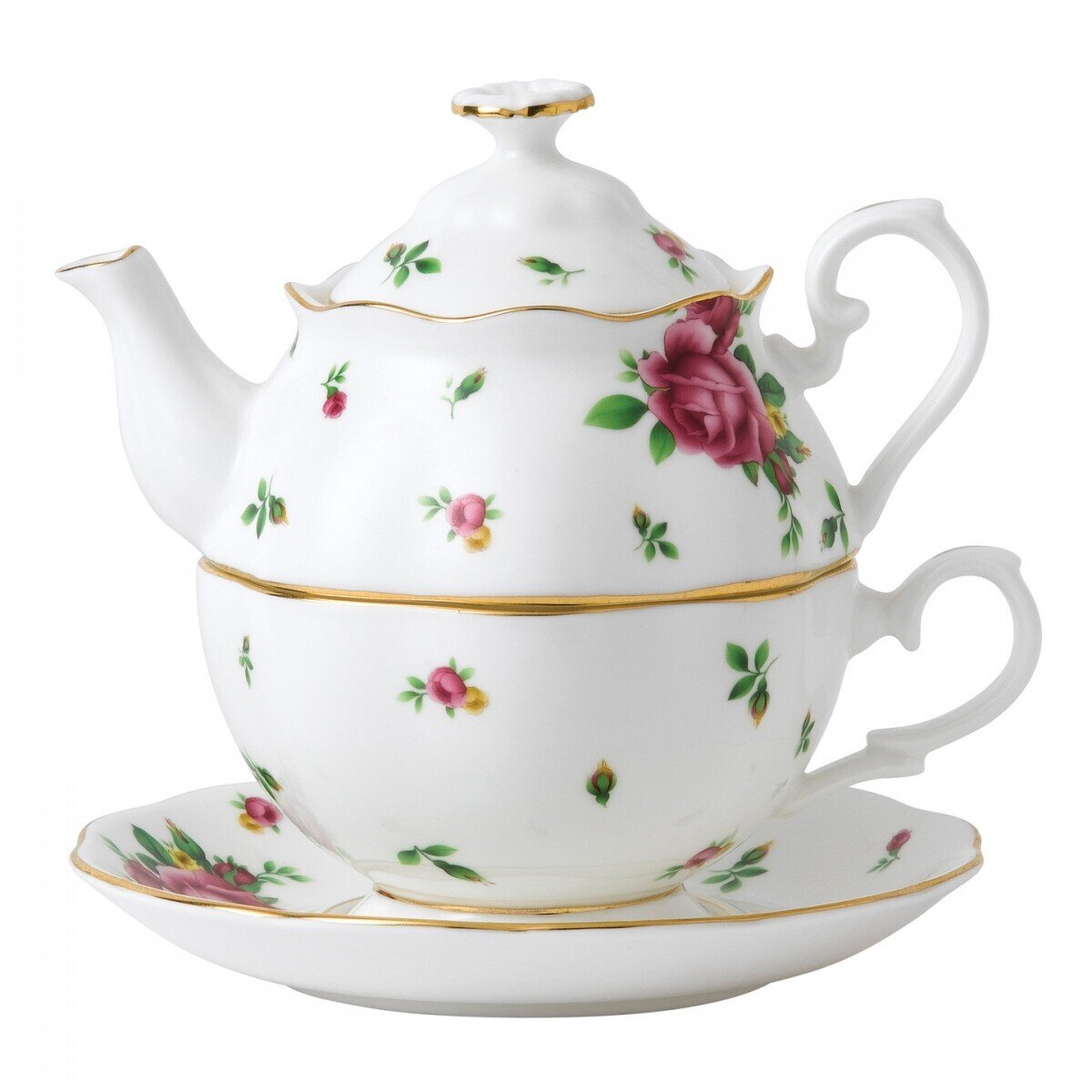 Royal Albert New Country Roses White Tea For One, MPN: NCRWTW12829, 652383744073