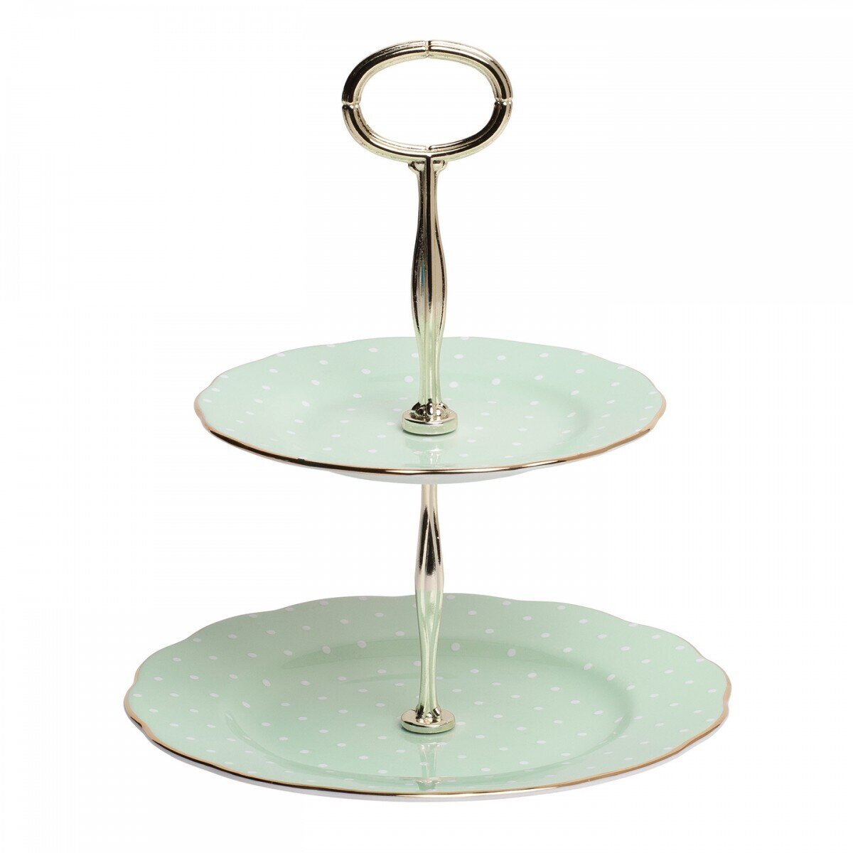 Royal Albert Polka Rose Cake Stand Two-Tier, MPN: POLROS25866, 652383736344