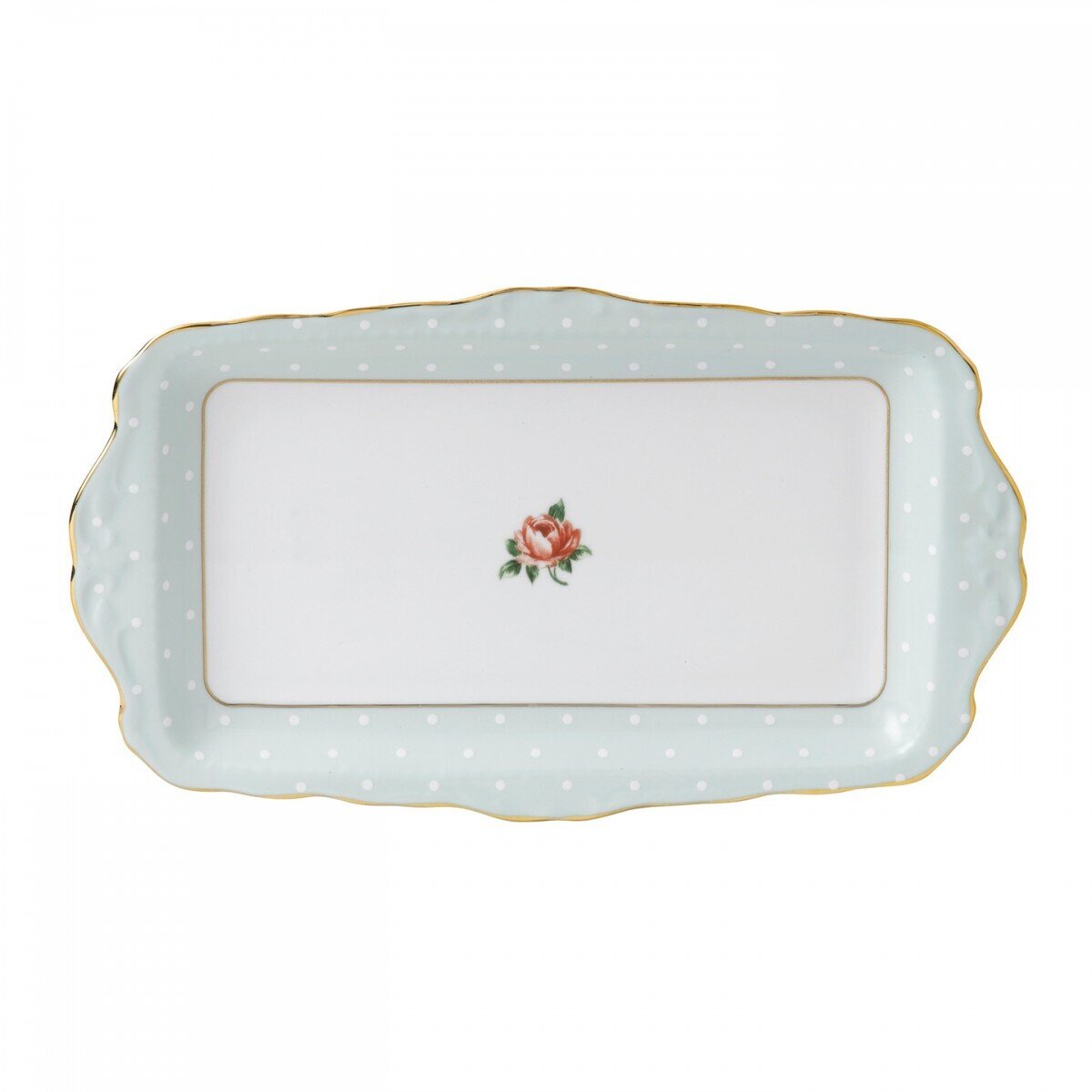Royal Albert Polka Rose Sandwich Tray, MPN: POLROS26137, 652383739512