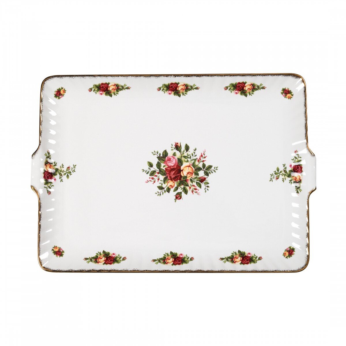 Royal Albert Old Country Roses Fluted Serving Tray 12.5 Inch, MPN: OCRFLT21361, 652383613027