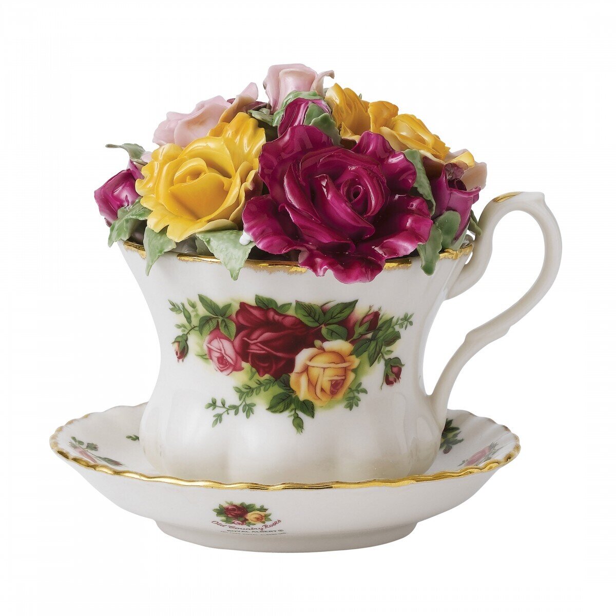 Royal Albert Old Country Roses Musical Teacup 4 Inch, MPN: OCRFSC17990, 652383525603