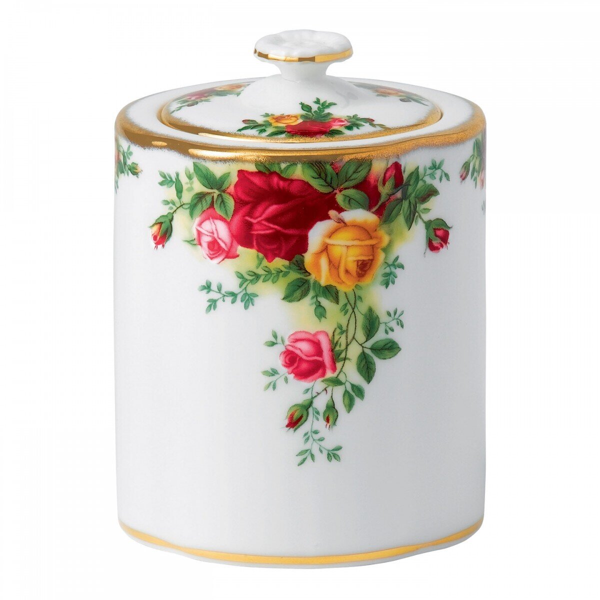 Royal Albert Old Country Roses Tea Party Tea Caddy