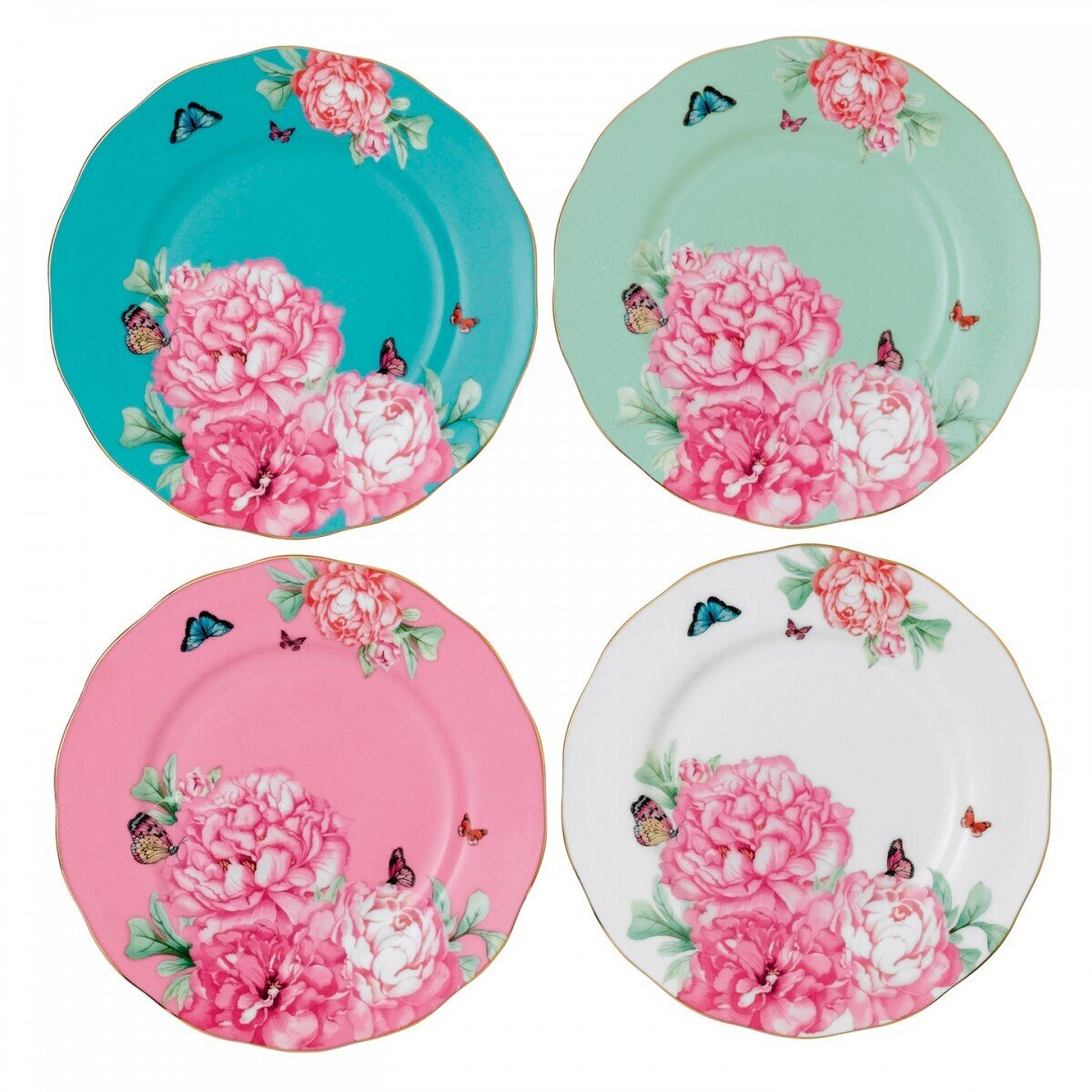 Royal Albert Miranda Kerr Accent Plate Set of 4 8 Inch Friendship, MPN: 40001825, 701587018852
