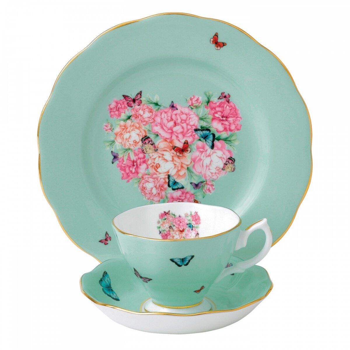 Royal Albert Miranda Kerr 3-Piece Set Blessings Teacup, Saucer, Plate, MPN: 40001837, 701587018975