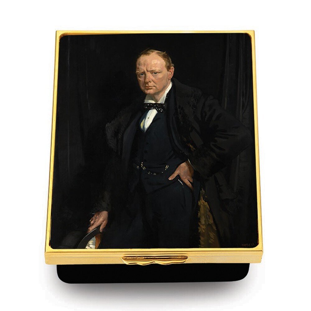 Halcyon Days Winston Churchill by William Orpen Box ENCHU0211G