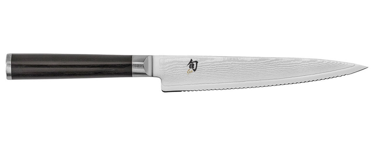 Shun Classic Serrated Utility Knife 6 Inch