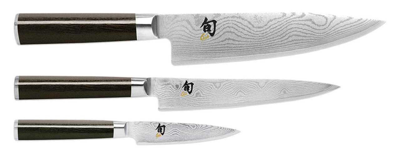 Shun Classic 3 Piece Starter Knives Cutlery Set