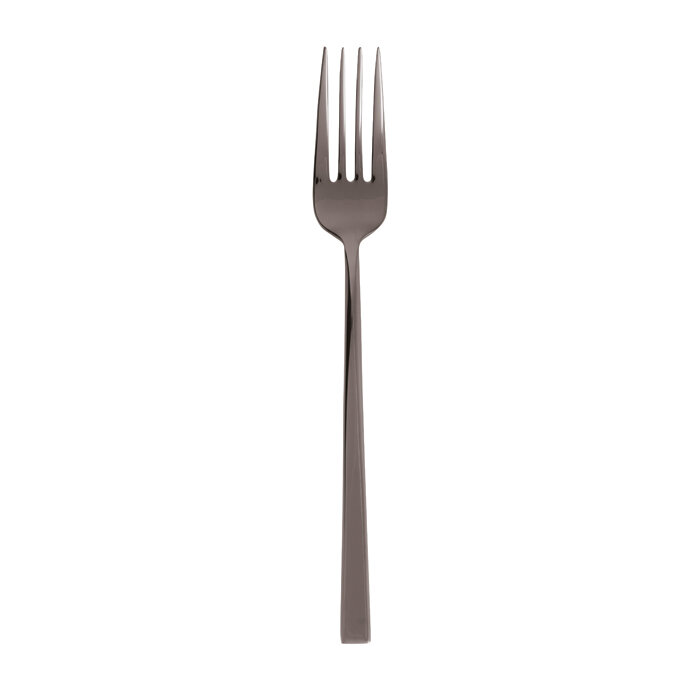 Sambonet linea q black table fork 8 1/4 inch - 18/10 stainless steel pvd finishing, MPN: 52730B08, …