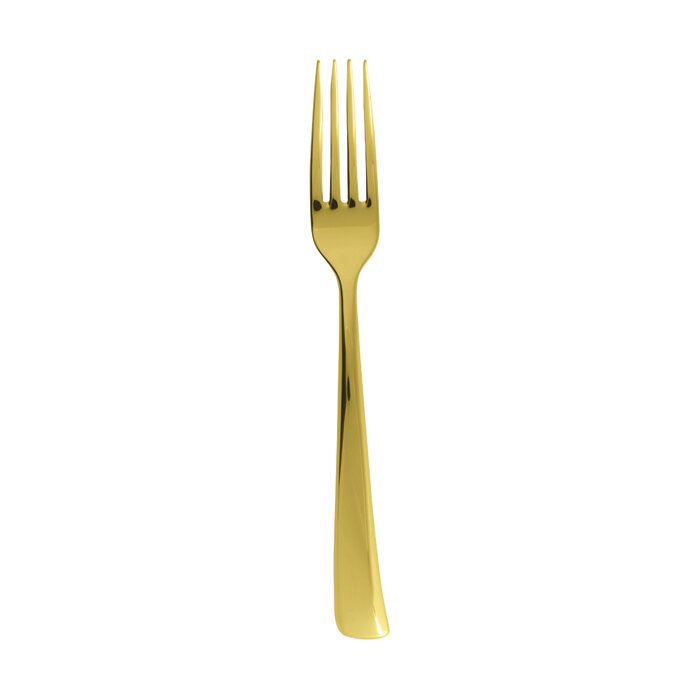Sambonet imagine gold table fork 8 1/4 inch - 18/10 stainless steel pvd finishing, MPN: 52718G08, 7…