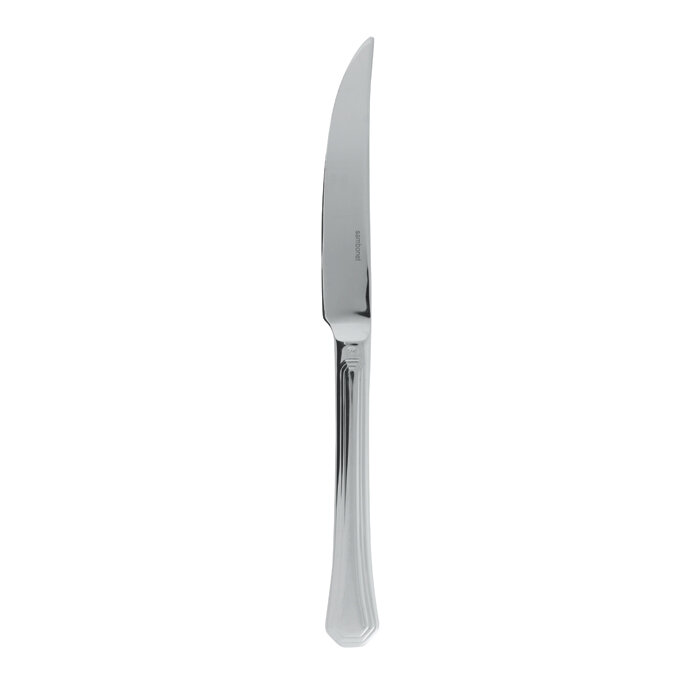 Sambonet deco steak knife solid handle 9 1/8 inch - 18/10 stainless steel, MPN: 52503-19, 790955259…