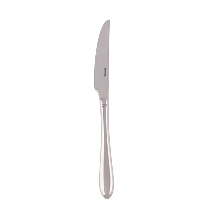 Sambonet dream table knife solid handle 9 1/2 inch - 18/10 stainless steel
