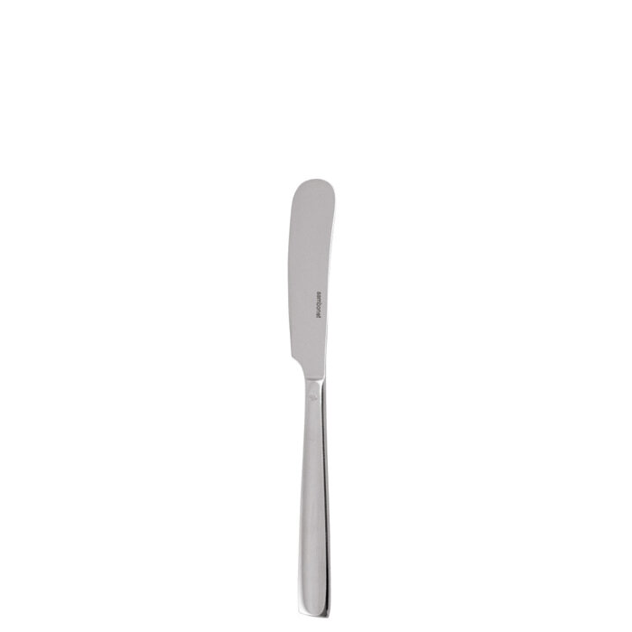Sambonet flat butter knife solid handle 7 7/8 inch - 18/10 stainless steel