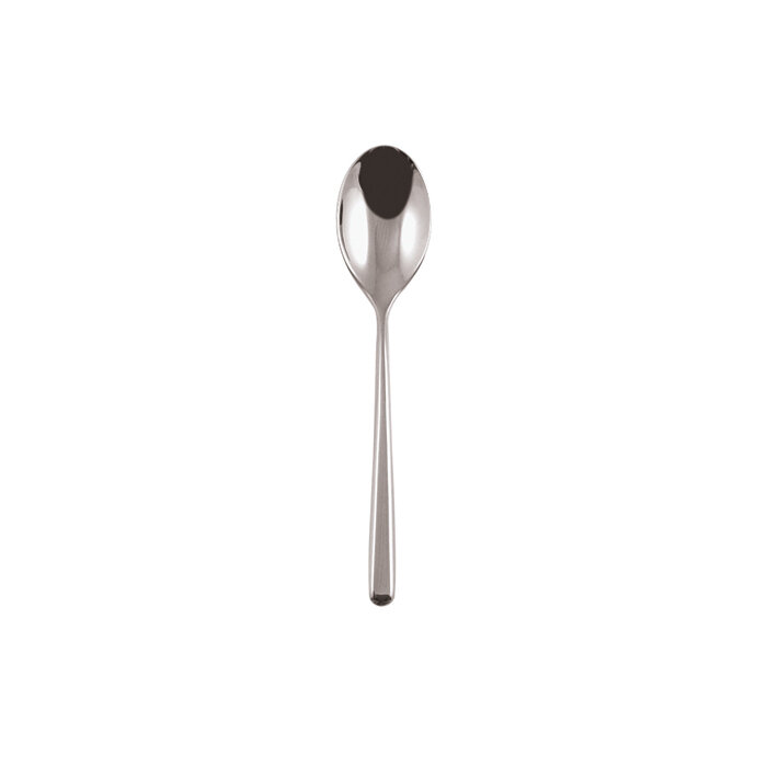 Sambonet linear tea coffee spoon 5 1/4 inch - 18/10 stainless steel